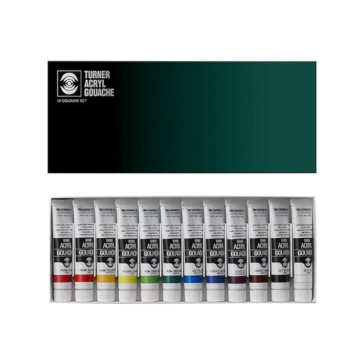 Turner Acrylic Gouache Sets (Choose Size)