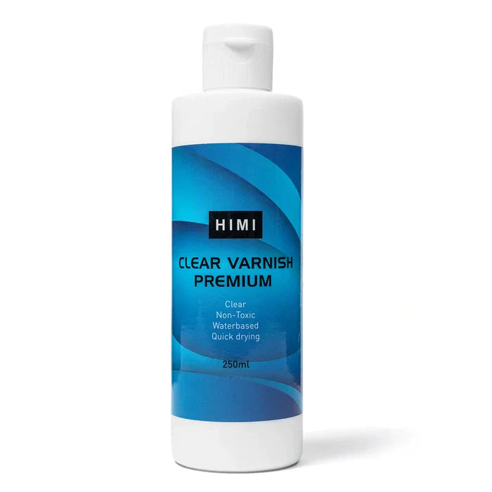 Himi Clear Varnish Premium water based Quick Drying.