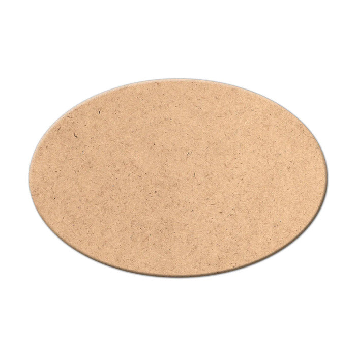 Art Wooden Plain Mdf Base Oval (Choose Sizes)