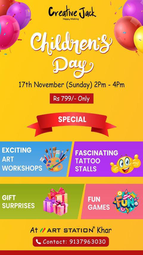 Children'S Day Art Party Workshop