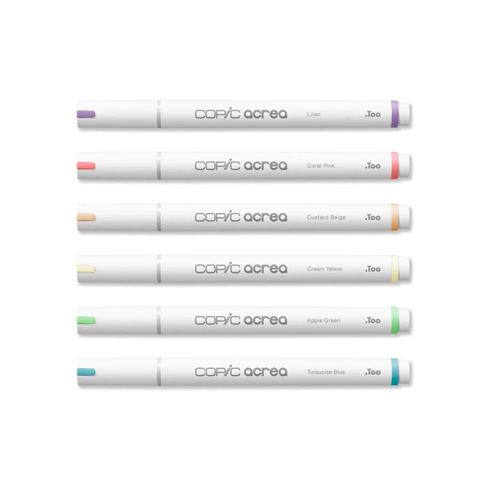 Copic Acrea Paint Markers Set of 6