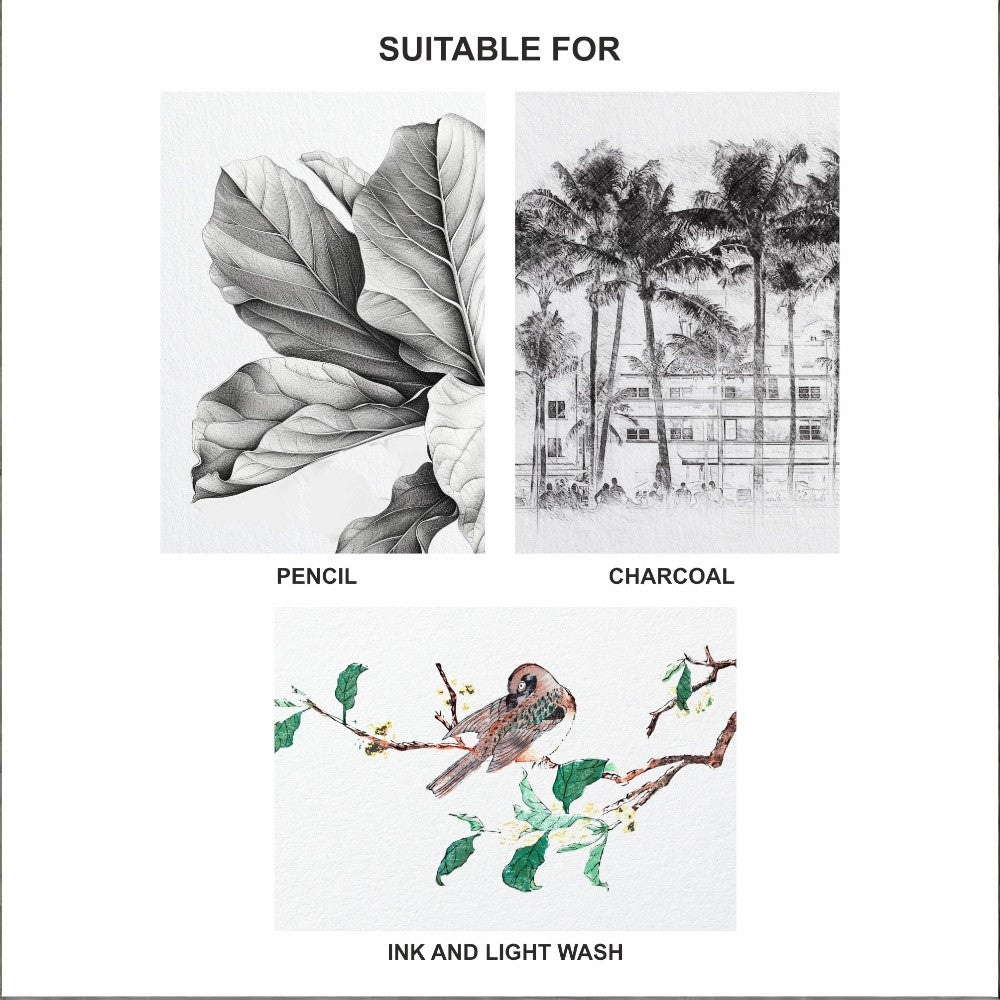 Anupam Sketch-O Cartridge Drawing Paper 140 GSM - Loose Sheets