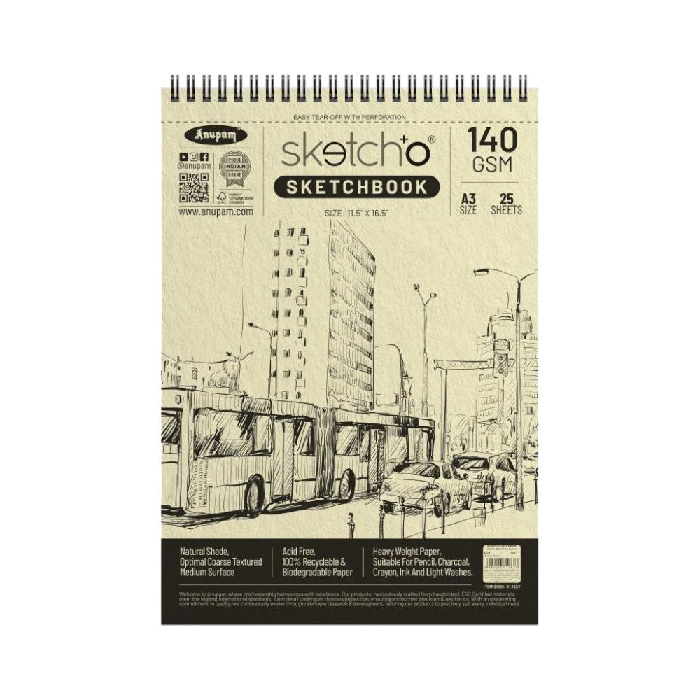 Anupam Sketcho Sketchbook A3 25 Sheets