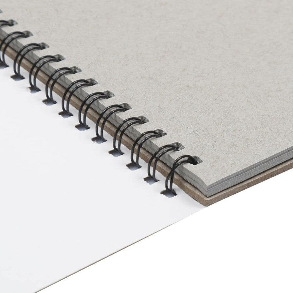 Art Essentials Toned Grey Sketching Paper Spiral Pad - 120 GSM