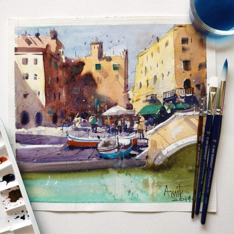 Art Essentials 100% Cold Pressed Watercolour Paper 300 GSM - Poly Pack