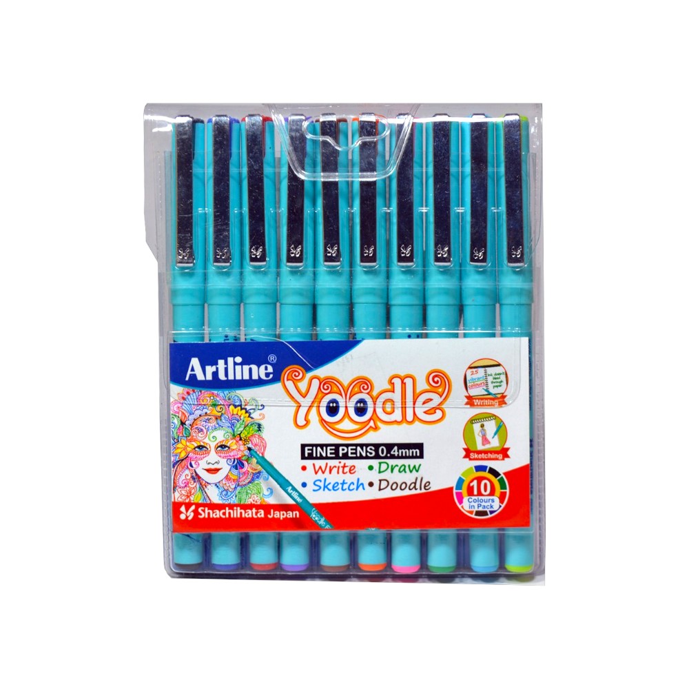 Artline Yoodle Fine Pen 0.4mm Set - Choose Pack