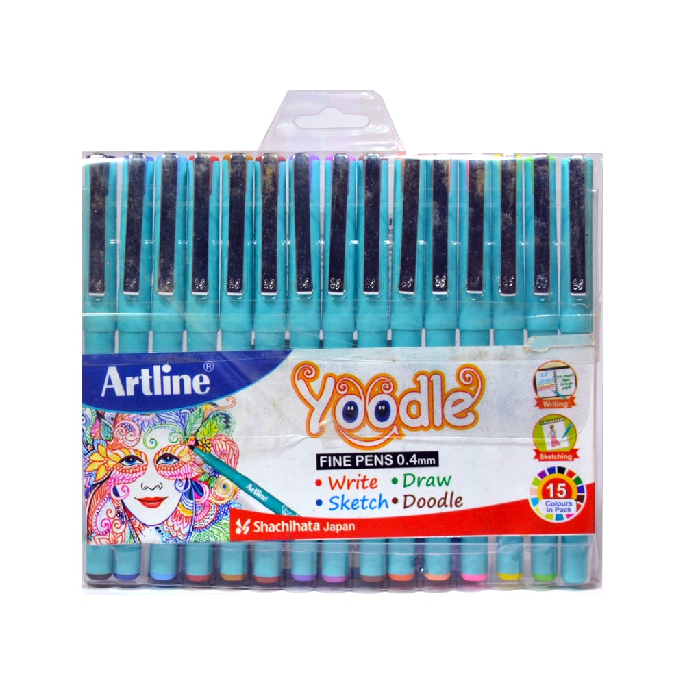 Artline Yoodle Fine Pen 0.4mm Set - Choose Pack
