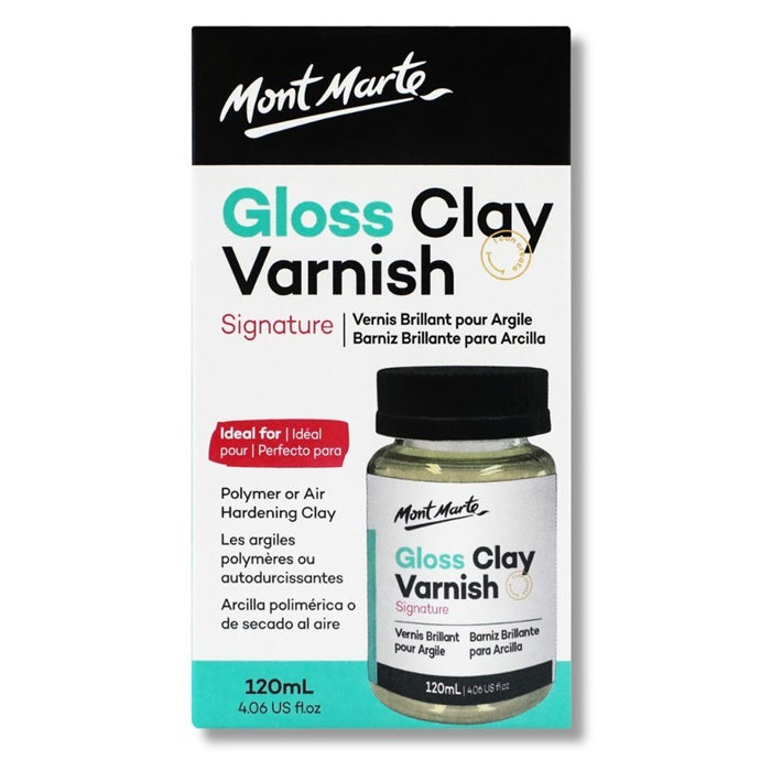 Mont Marte Signature Gloss Clay Varnish 120ml