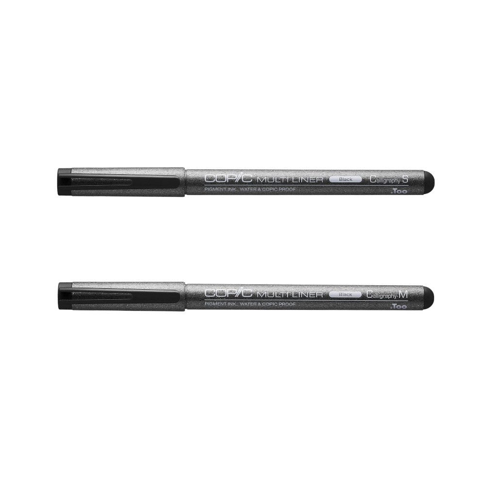 Copic Multiliner Black Calligraphy Pen - Choose Nib