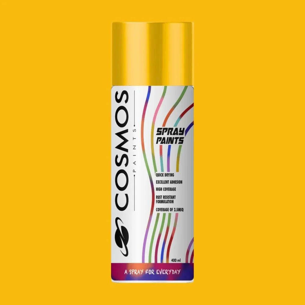 Cosmos Spray Paint 400ml Fluorescent Yellow
