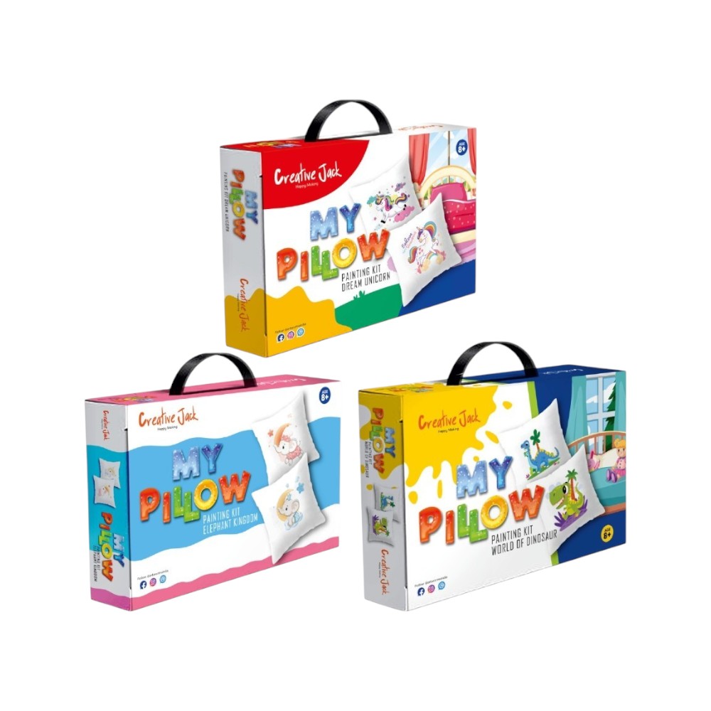 Creative Jack My Pillow Painting Kit for Kids Age 6 Plus - DIY Art Set