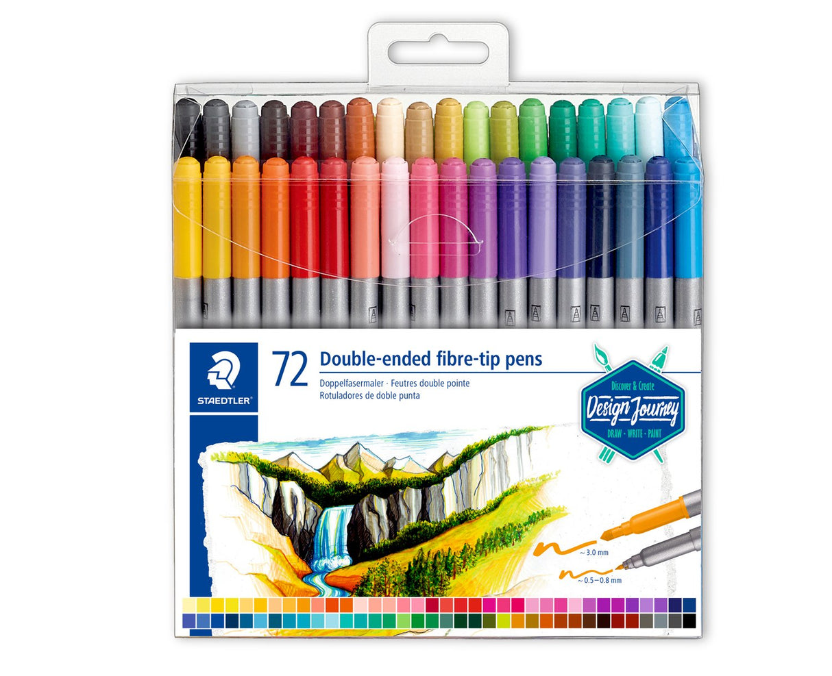 STAEDTLER Fibre Tip Pen Set of 72