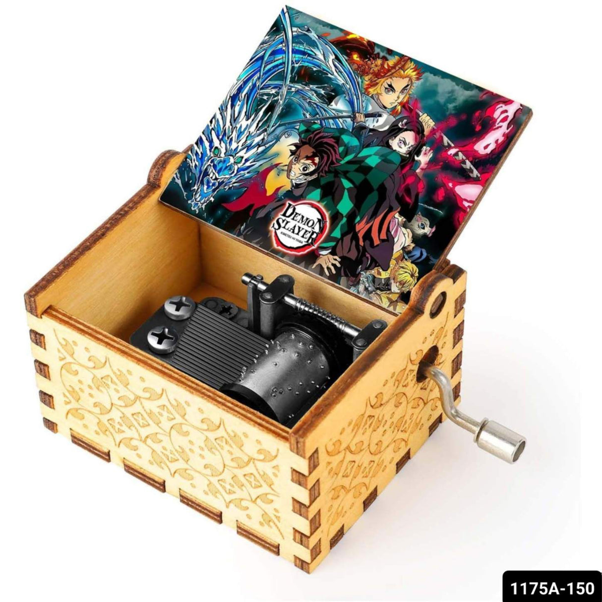 Demon Slayer Anime Wooden Musical Box A Handcrafted Musical Gift For Anime
