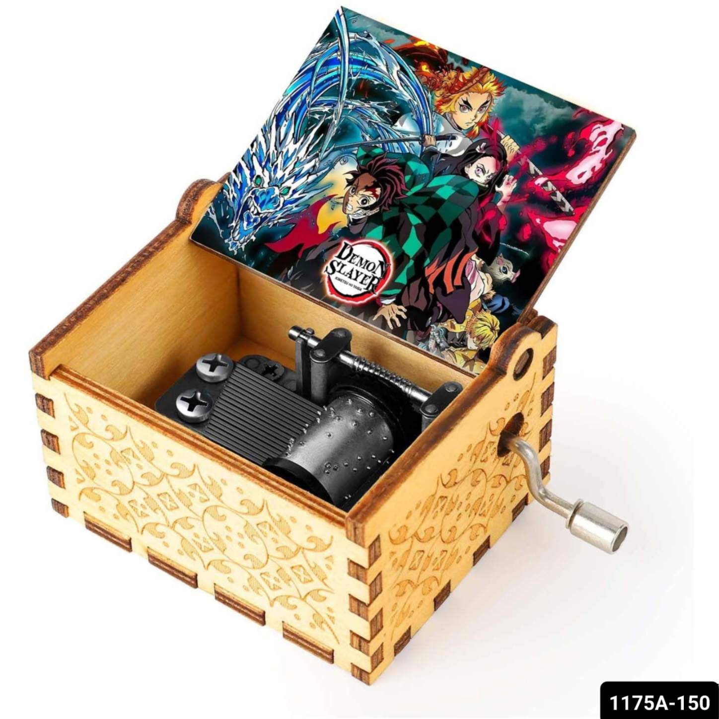 Demon Slayer Anime Wooden Musical Box A Handcrafted Musical Gift For Anime