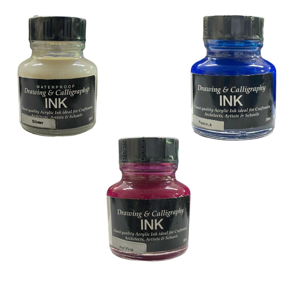 Diamine Calligraphy & Drawing Ink - 30ml - Dip Pen & Brush Use