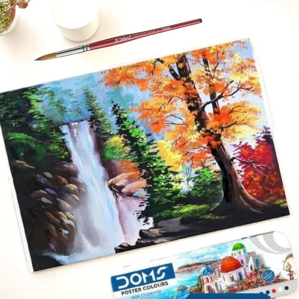 Doms Studio Artist Paint Brushes Loose & Sets of Round, Flat & Combo