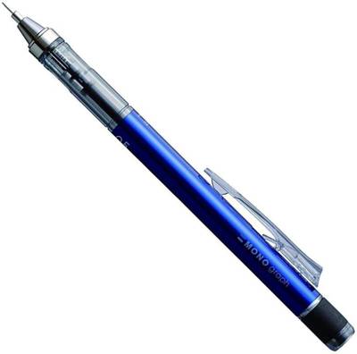 Tombow MONO Graph 0.5mm Mechanical Pencil Blue