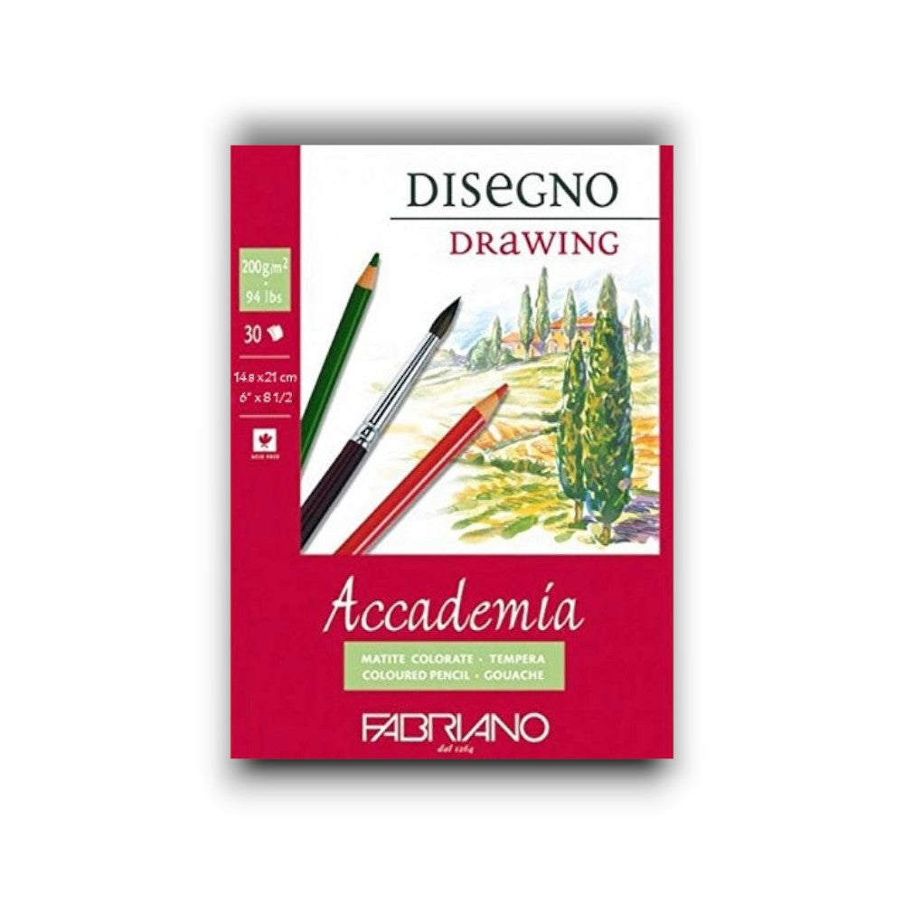 Fabriano Accademia Drawing & Sketching Pads - A3/A4 - 120 & 200 GSM