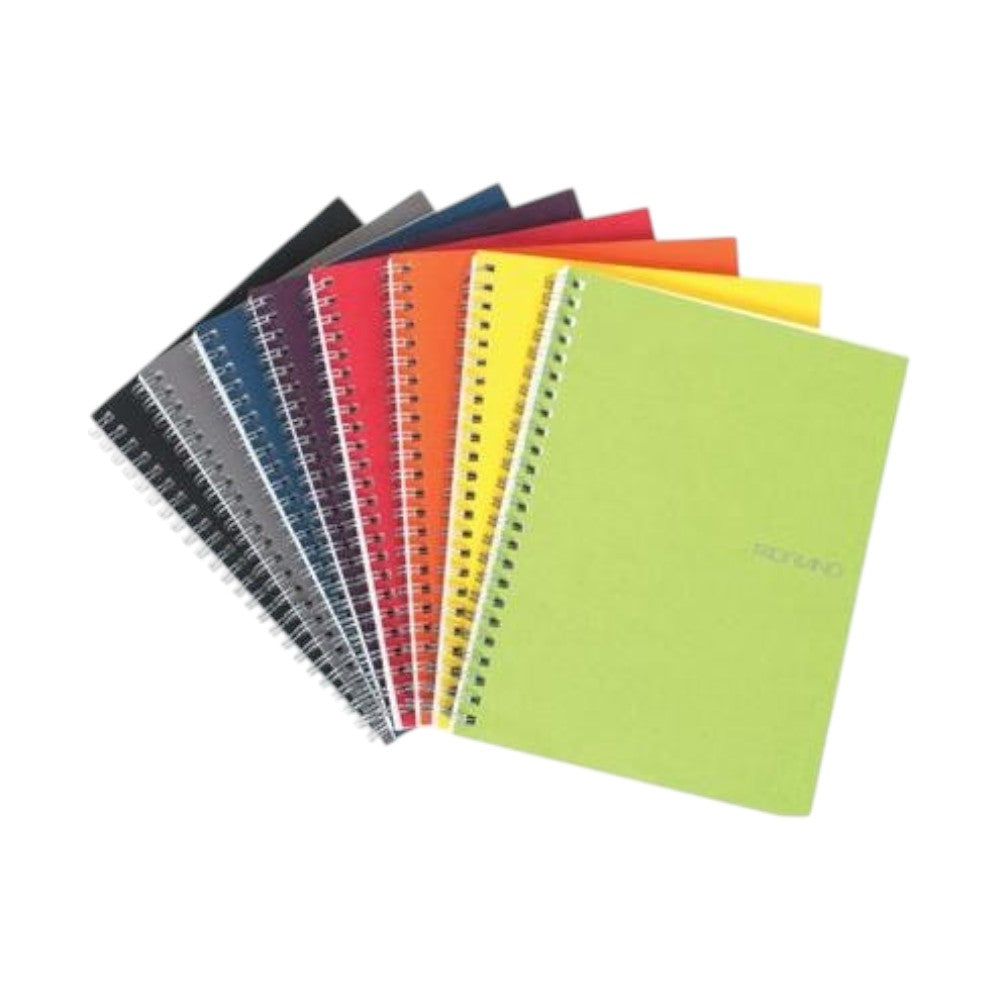 Fabriano EcoQua Spiral Lined Notebook - Eco-Friendly - Size & Color