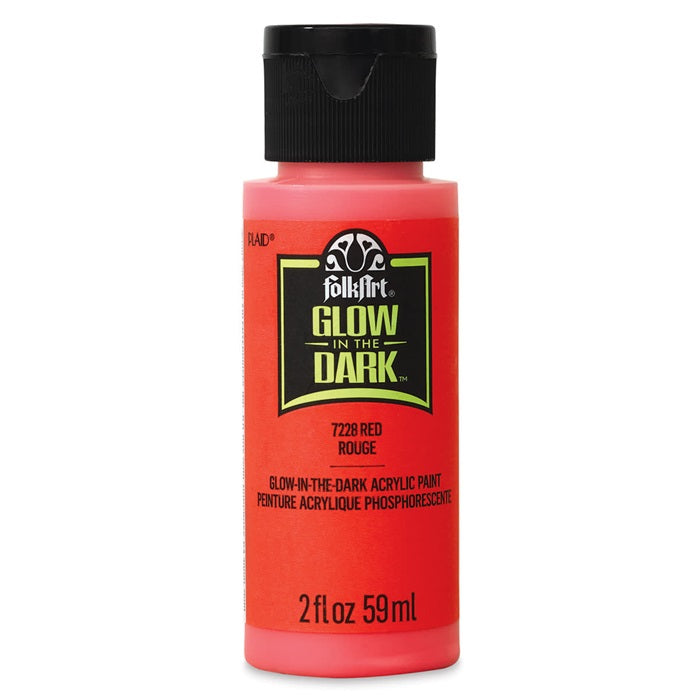 Folk Art Glow In The Dark Acrylic Paints ( Loose )
