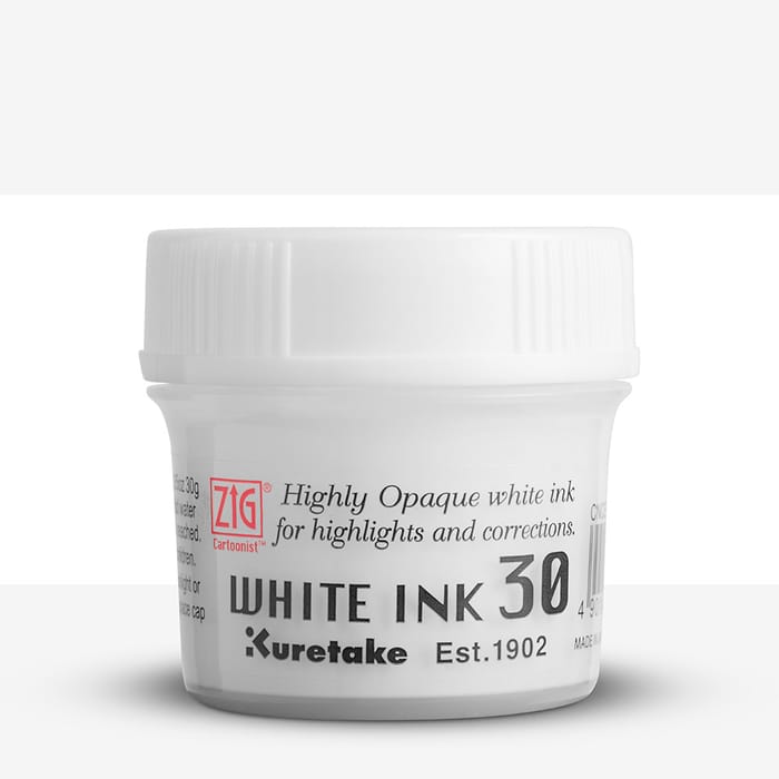 ZIG Kuretake White Ink 30ml