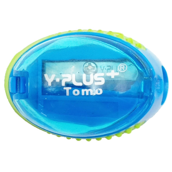 YPLUS Tomo Pencil Sharpener Soft Grip Ergonomic Design