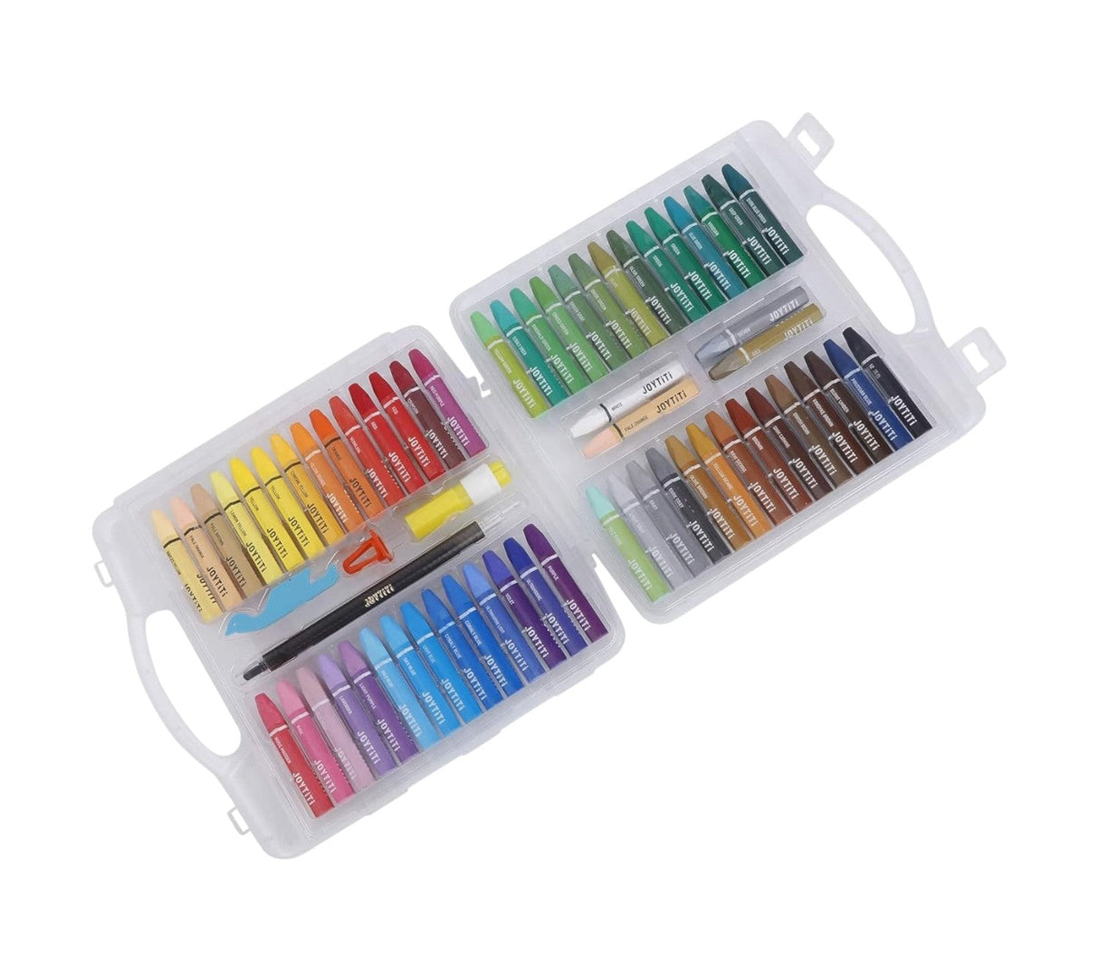 Joytiti Oil Pastel Set of 55 - Open Case View