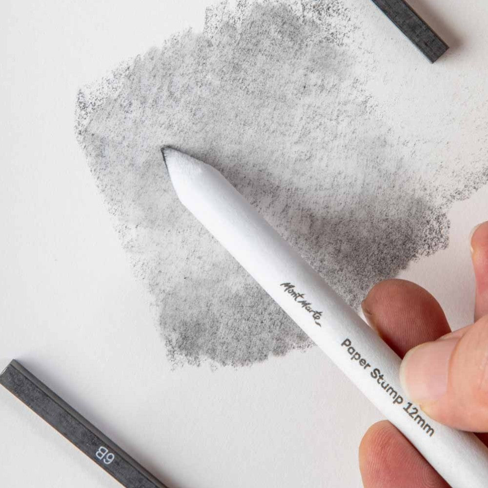 Close-Up of Paper Stumps and Tortillions for Blending