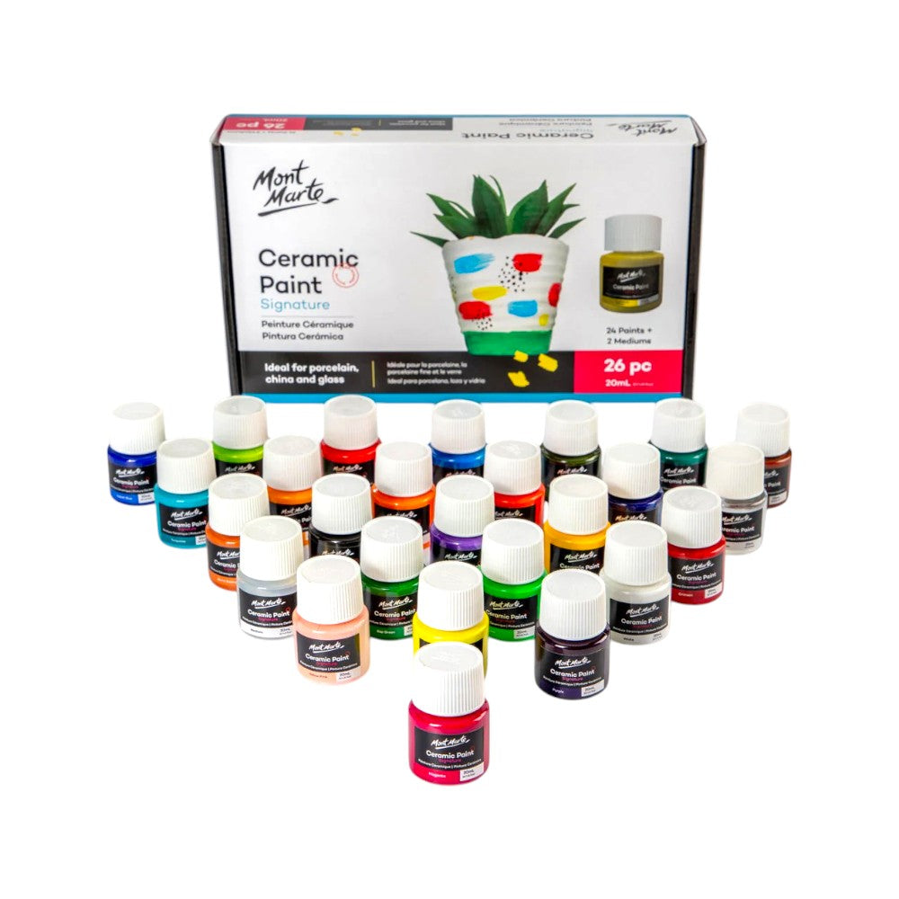 Mont Marte Ceramic Paint Signature 20ml Sets - Choose Size