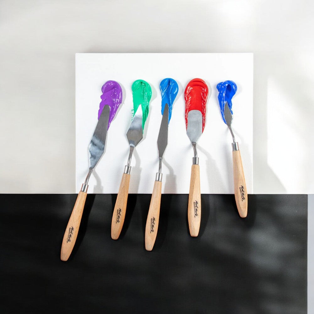 Mont Marte Palette Knives Used with Acrylic Paints