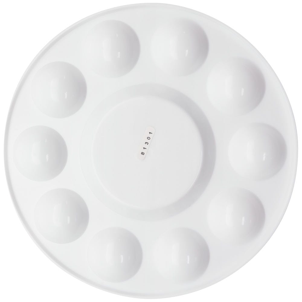 Mont Marte Round Plastic Palette Discovery 17cm Paint Palette