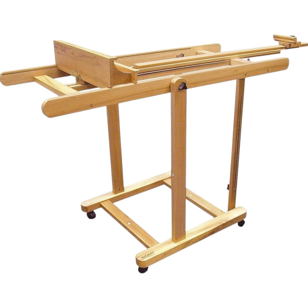 Mont Marte 263cm Easel in Flat Tilt Position for Watercolour or Glazing