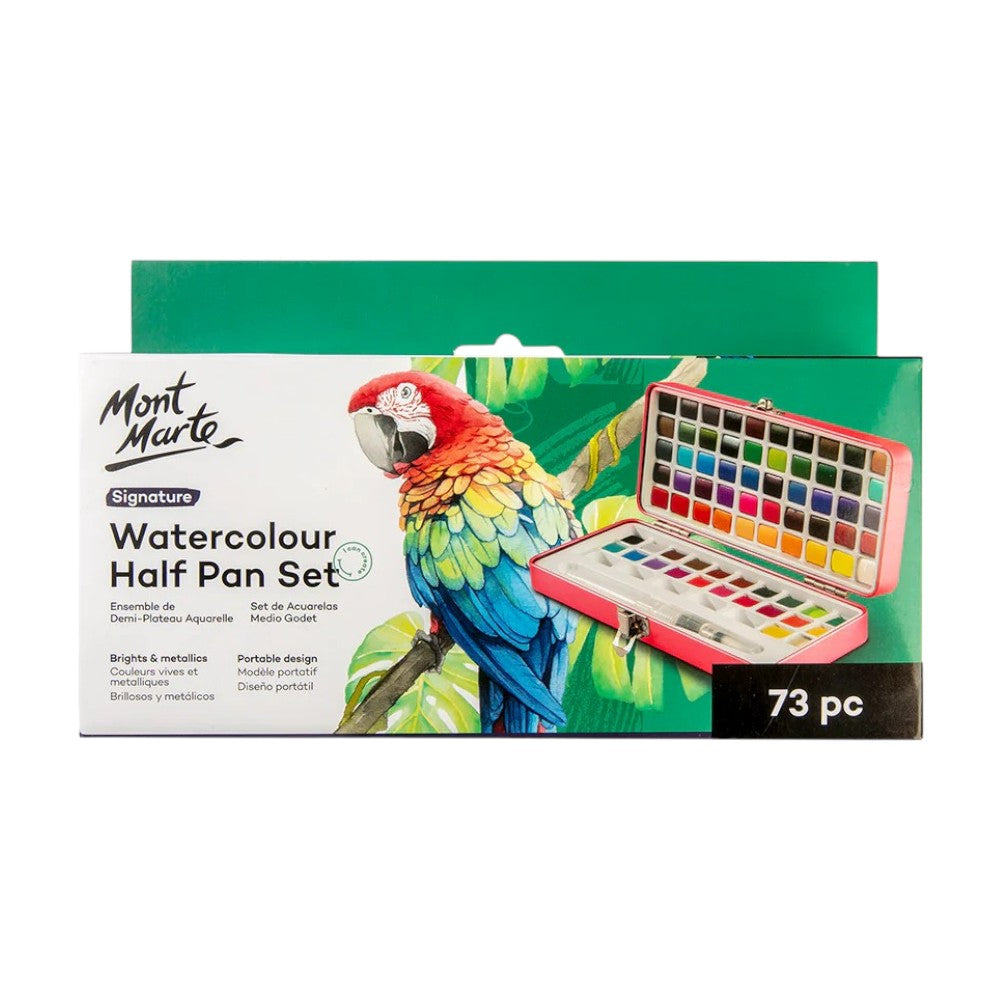 ont Marte Watercolour Pan Set 73pc - Front View