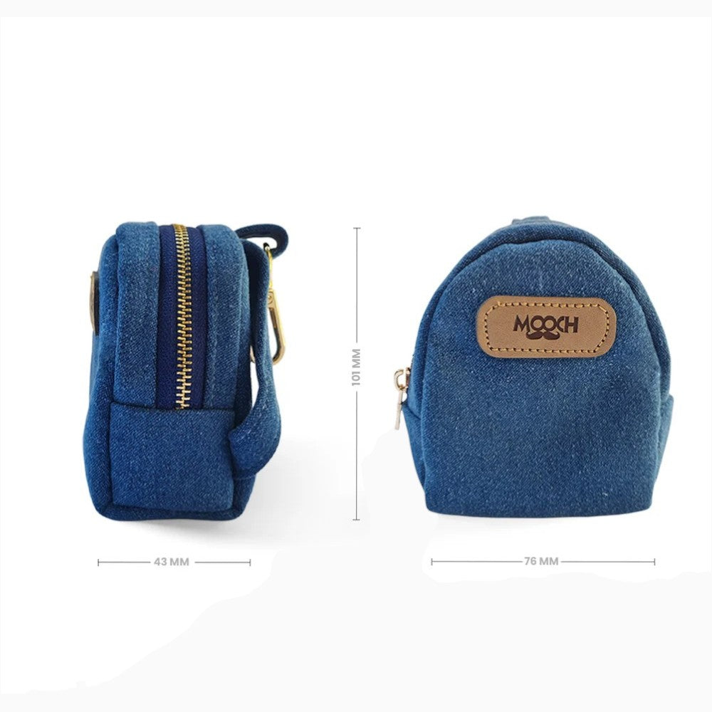 Mooch Upcycled Denim Pouch - Mini & Micro Sizes - Artist Mini Storage