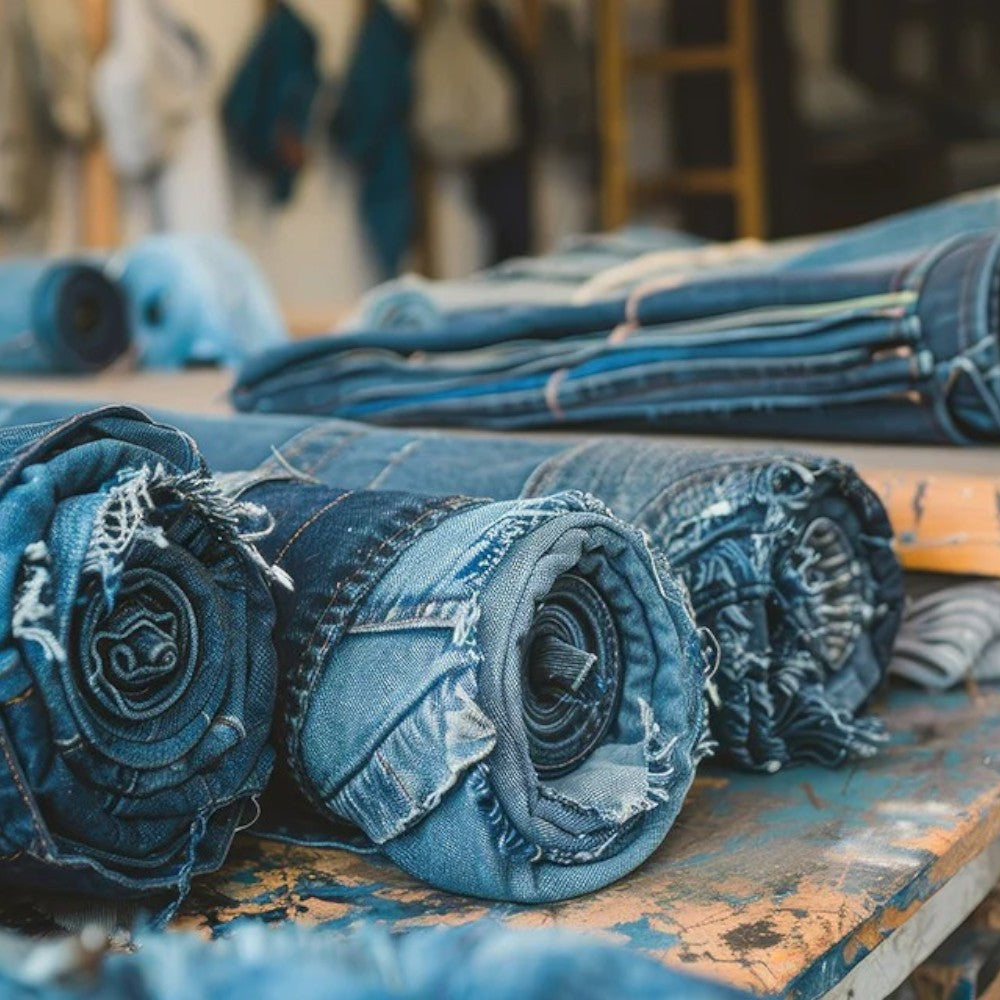 Mooch Upcycled Denim Pouch - Mini & Micro Sizes - Artist Mini Storage