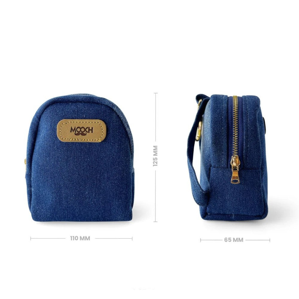 Mooch Upcycled Denim Pouch - Mini & Micro Sizes - Artist Mini Storage
