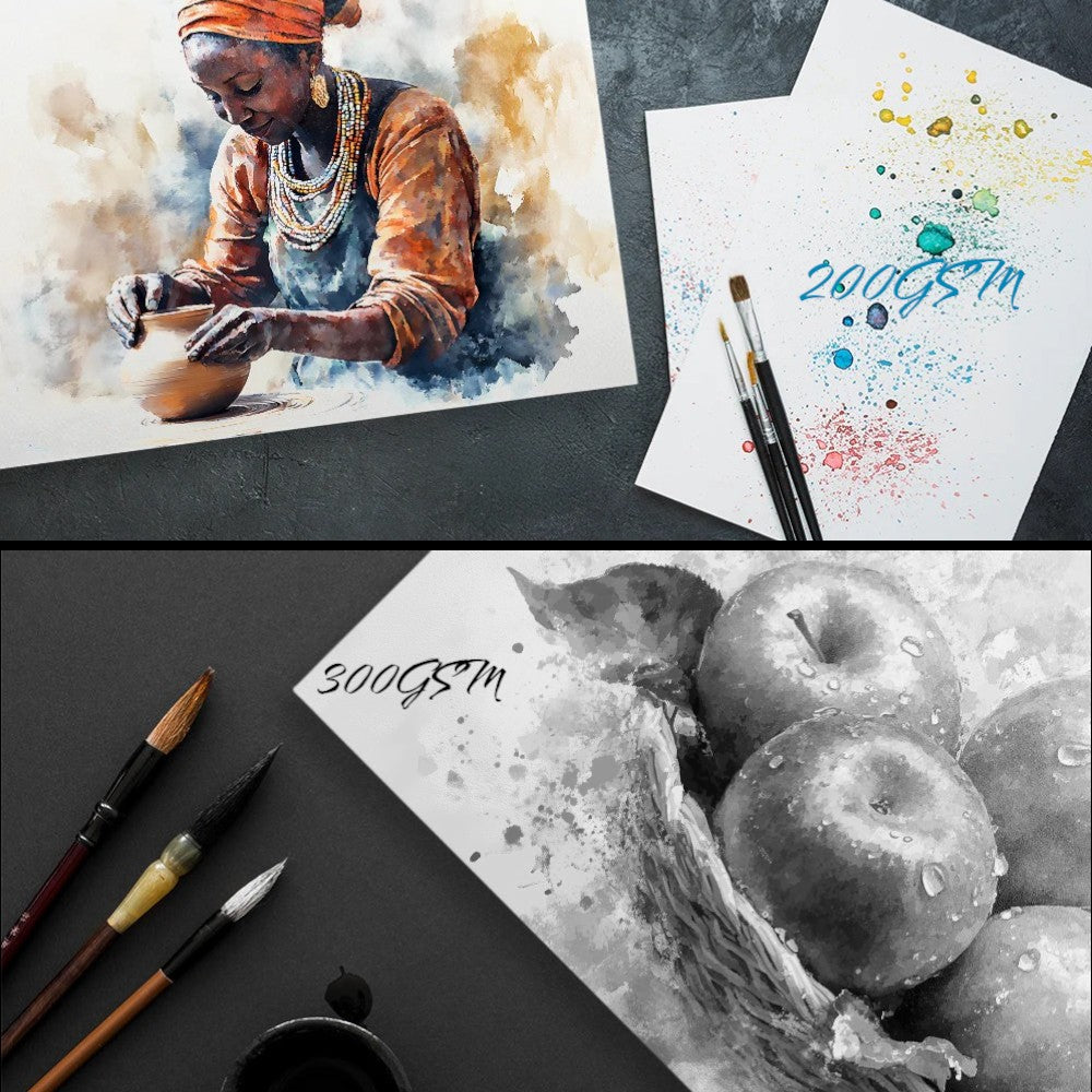 Mooch Artist Watercolour Paper - Cold Pressed 200gsm & 300gsm