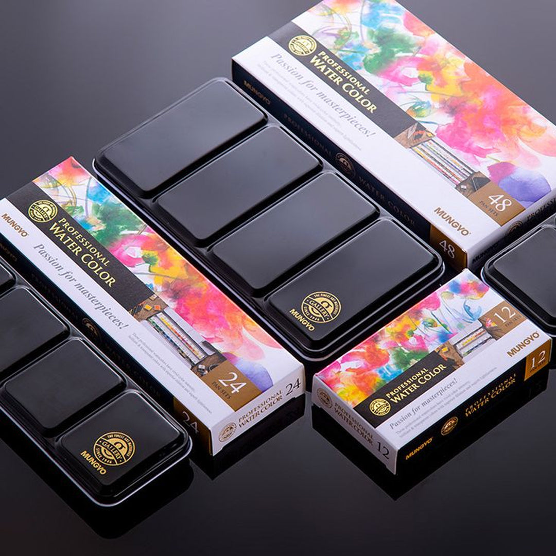 Mungyo Professional Watercolor Pan Sets