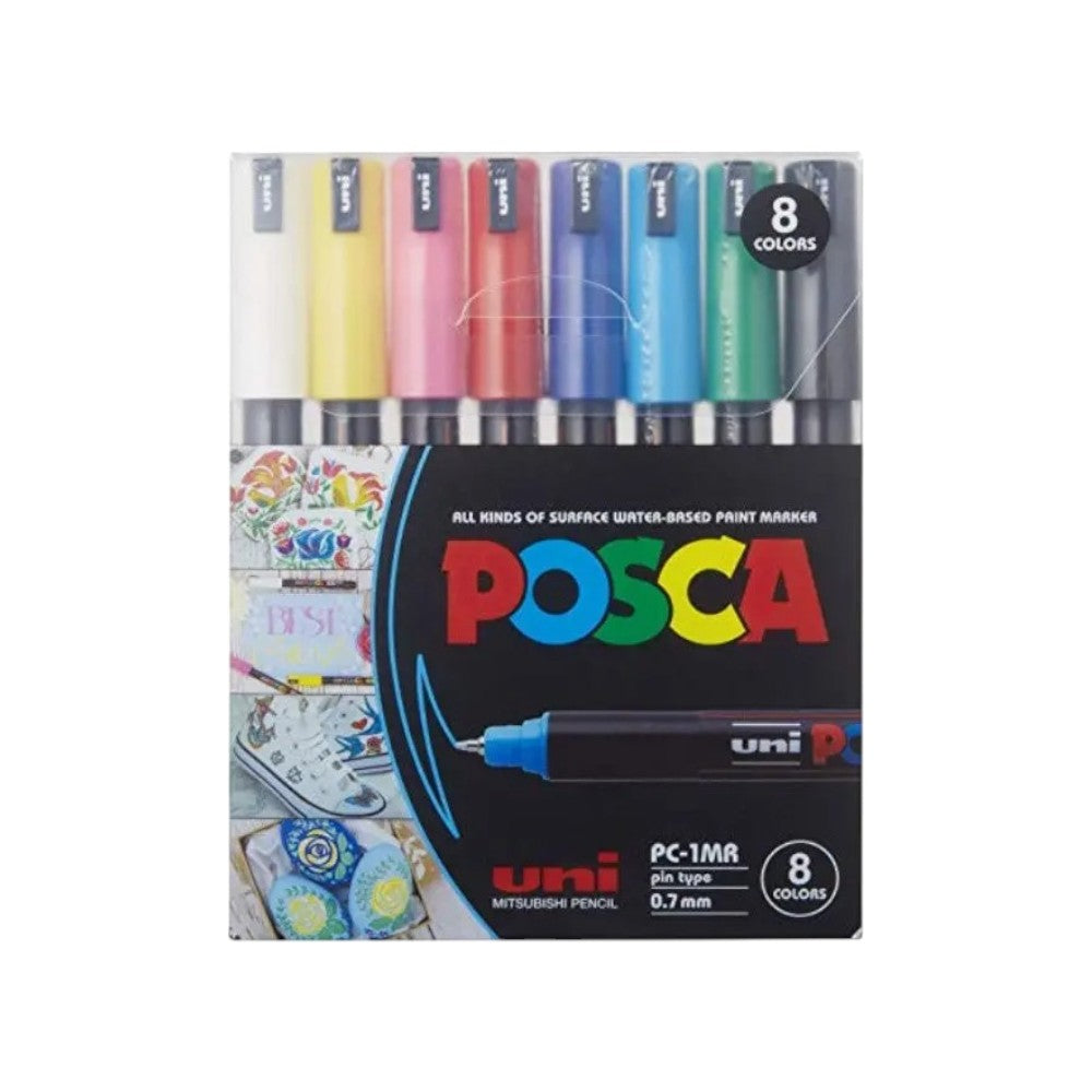 Uniball POSCA Ultra Water Based Paint marker PC-1MR Set Canvazo