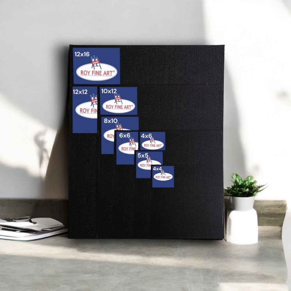 Roy Canvas Board - Black & White - Multiple Sizes