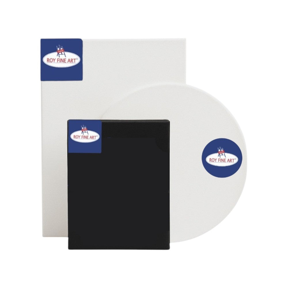 Flatlay of Roy Stretched Canvas Pack in Multiple Sizes and Shapes