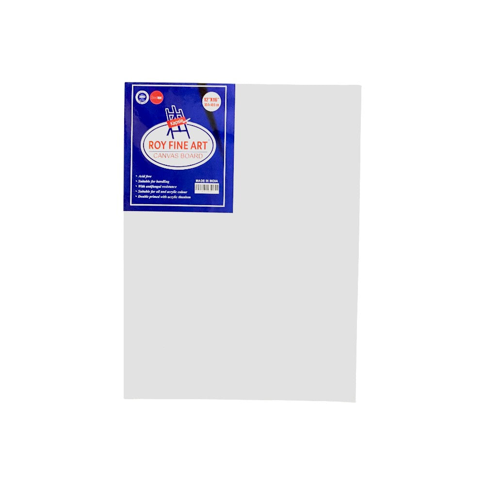 Roy Canvas Board - Black & White - Multiple Sizes