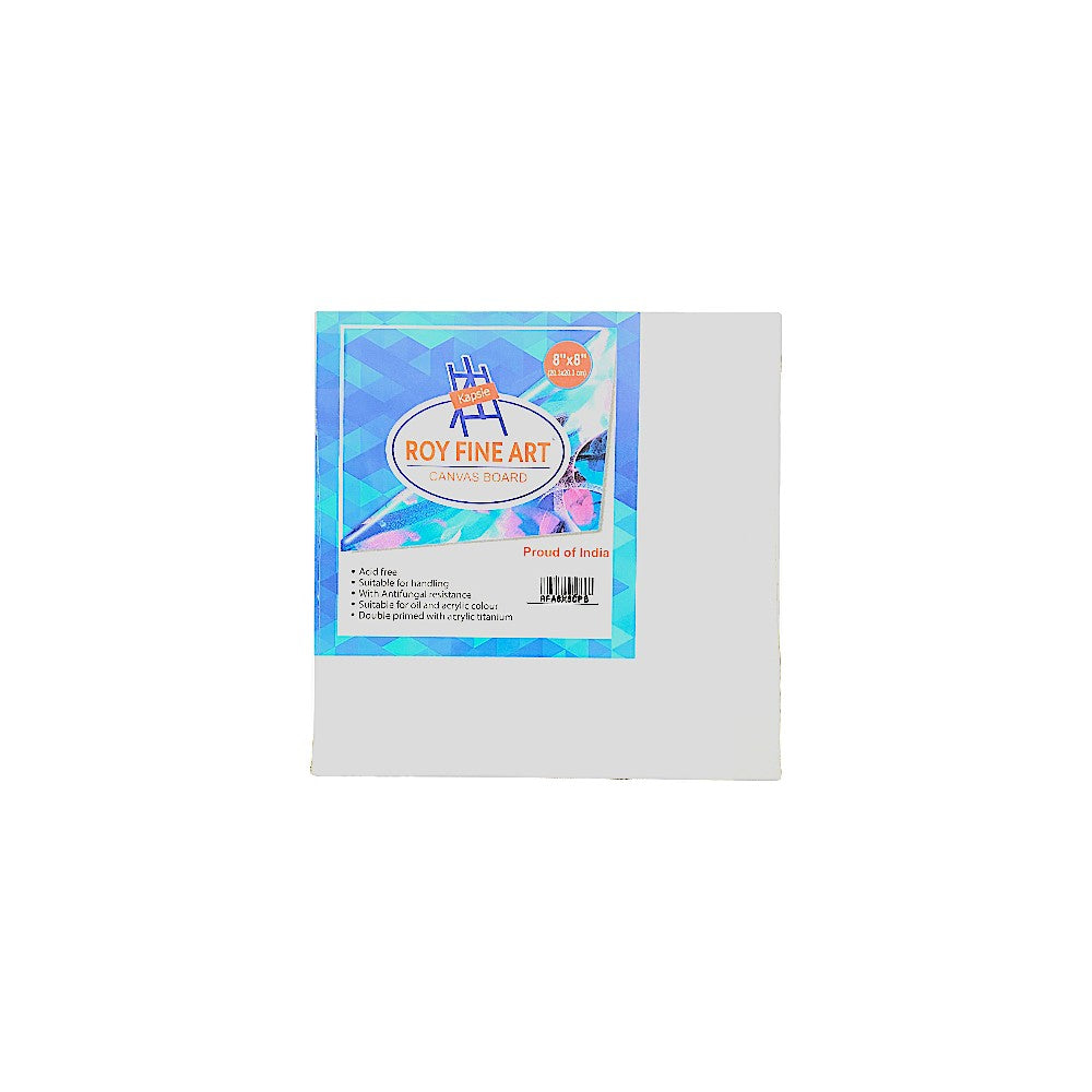 Roy Canvas Board - Black & White - Multiple Sizes