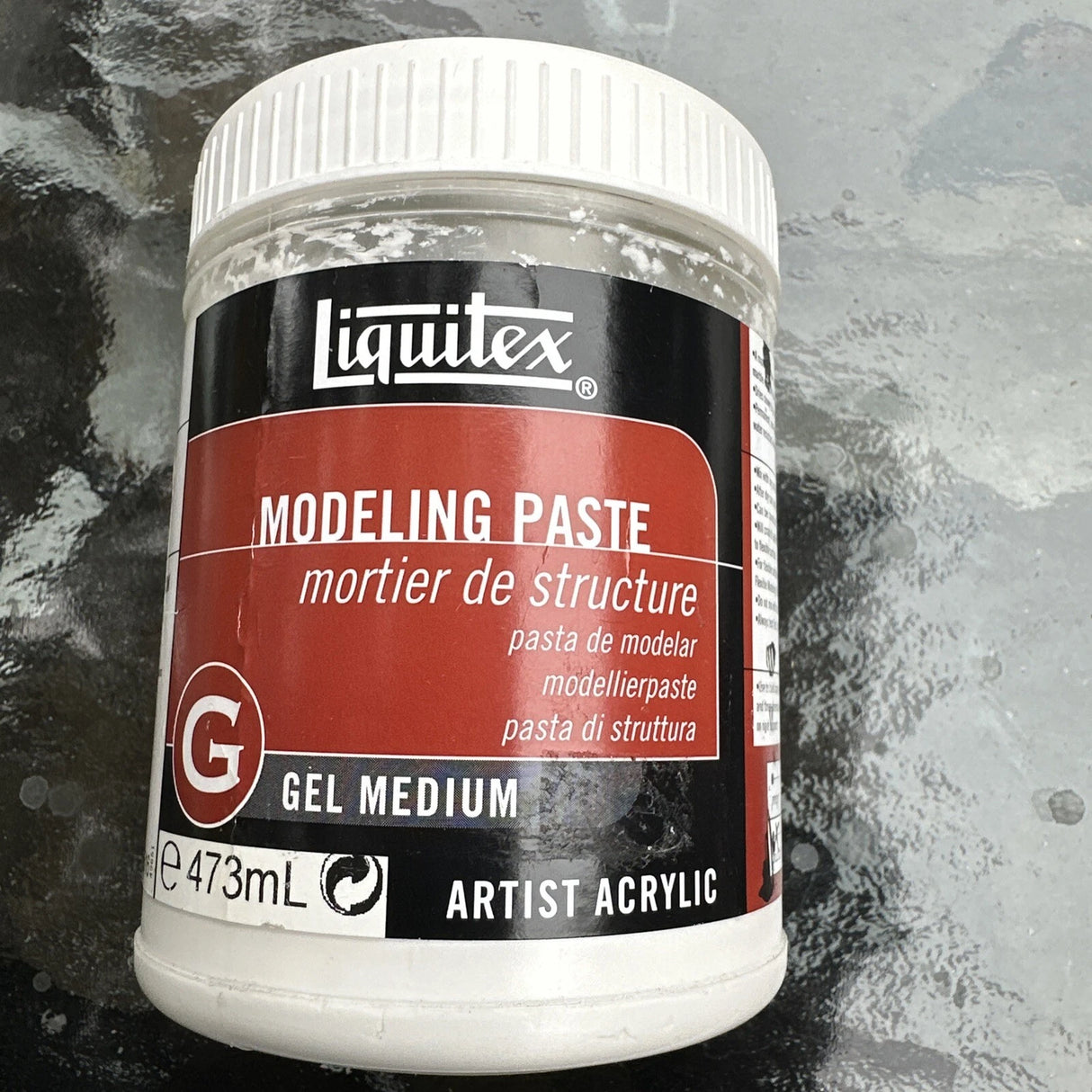 Liquitex Modeling Paste Acrylic Gel Medium 473ml MP5516