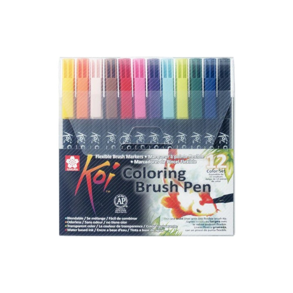 Sakura Koi Coloring Brush Pen Set - Choose Size & Shades