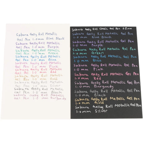 Sakura Gelly Roll Metallic Gel Pen - 1.0 mm - Silver