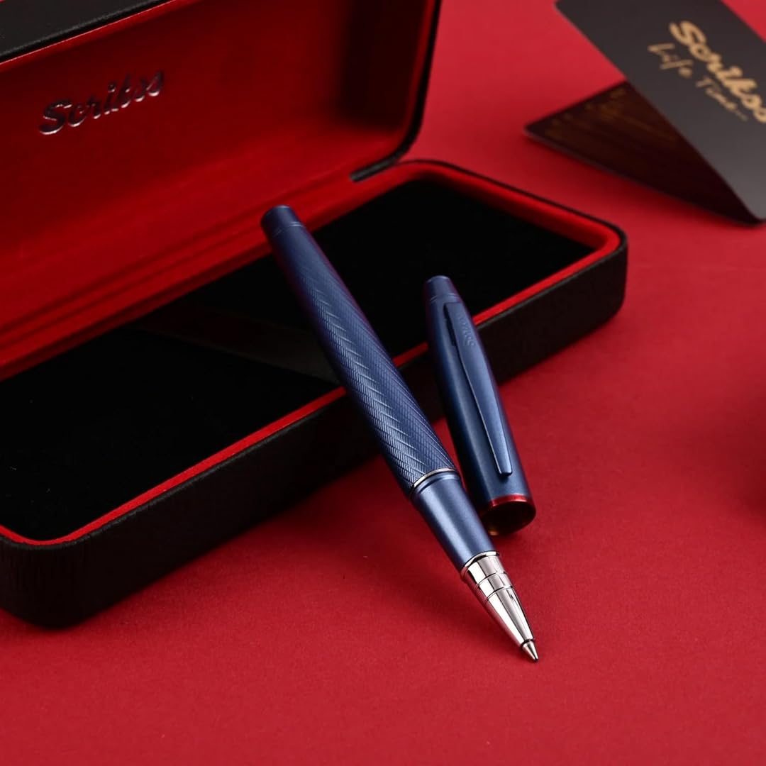 Scrikss | Noble 35 | Roller Ball Point Pen | Blue Scrikss
