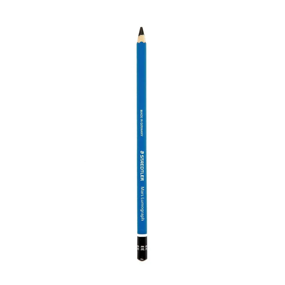 Staedtler Mars Lumograph Pencil Blue EE - Ideal for mid-tone shading and fine details