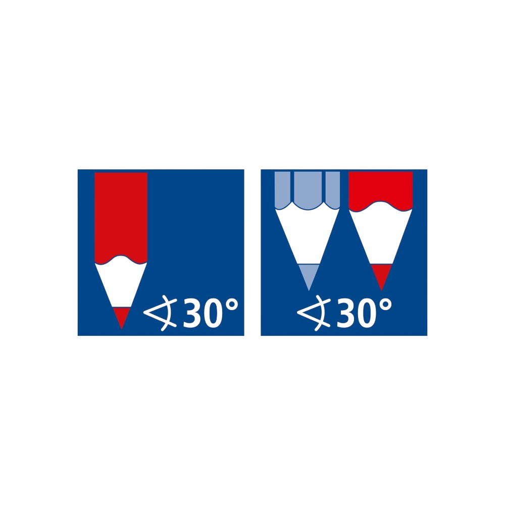 Staedtler Noris Double Hole Sharpener 512 002 in Use with a Pencil