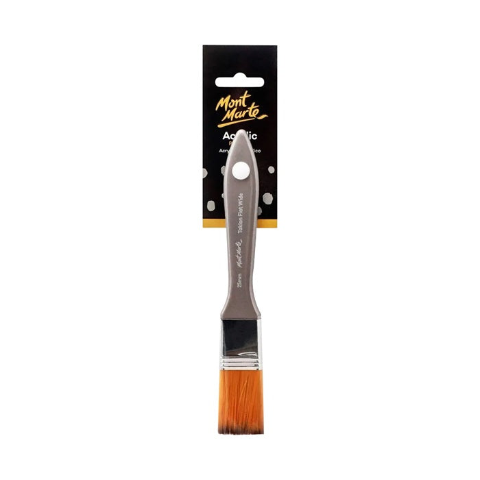 Mont Marte Premium Acrylic Taklon Flat Brushes